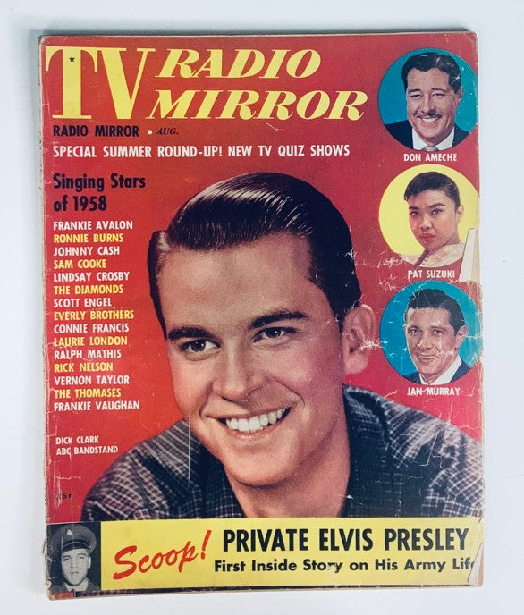 VTG TV Radio Mirror Magazine August 1958 Vol 50 #3 Dick Clark No Label