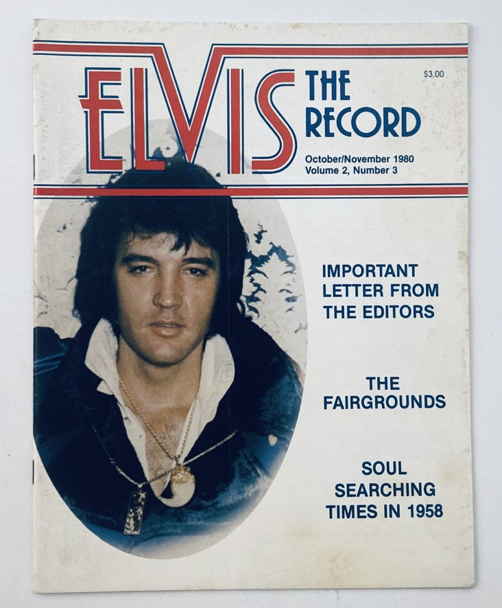 VTG Elvis The Record Magazine October 1980 Vol 2 No. 3 Elvis Presley No Label