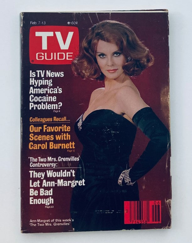 TV Guide Magazine February 7 1987 Ann-Margret Pittsburgh Metro Ed.