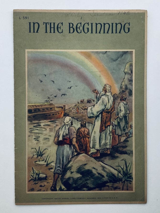 VTG 1942 In The Beginning Let There Be Light Bible Stories Book