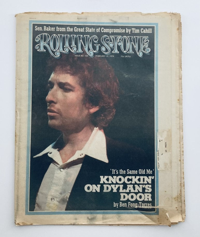 VTG Rolling Stone Magazine February 14 1974 No. 154 Bob Dylan & The Band Tour