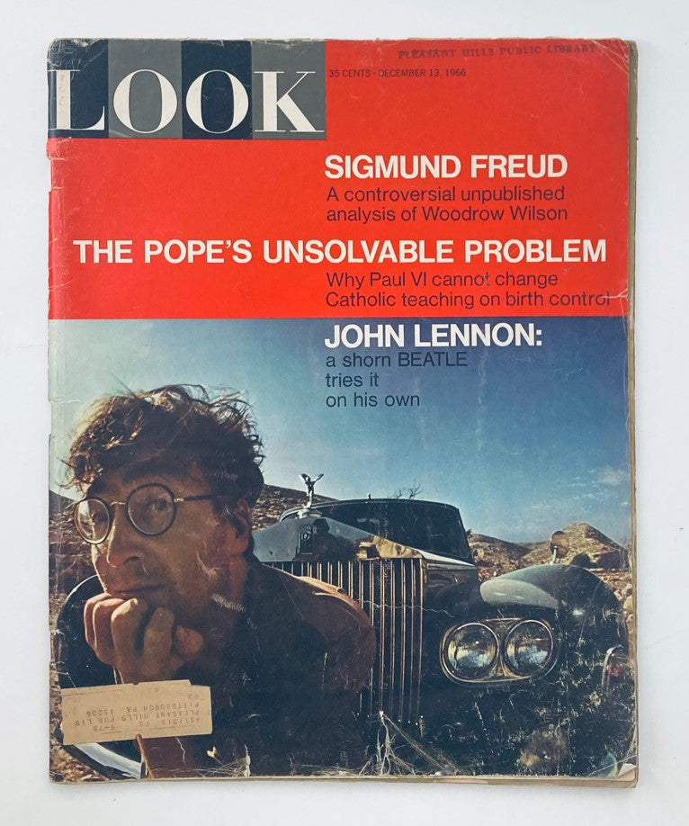 VTG Look Magazine December 13 1966 Vol 30 No. 25 John Lennon A Shorn Beatle