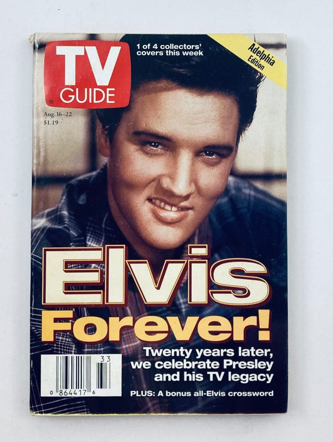 TV Guide Magazine August 16 1997 Elvis Presley Legacy Adelphia Southeast FL Ed.