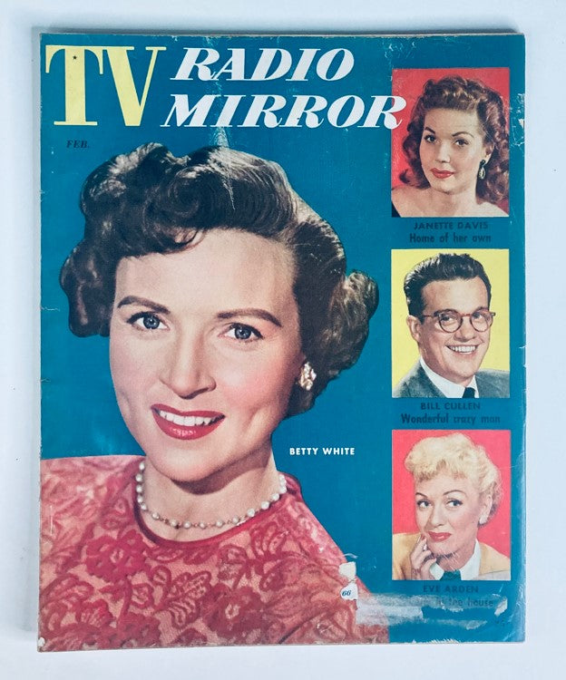 VTG TV Radio Mirror Magazine February 1955 Vol 43 #3 Betty White, Bill Cullen