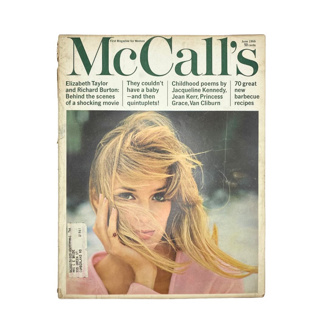 VTG McCall's Magazine June 1966 Cover Photograph of Deborah Dixon