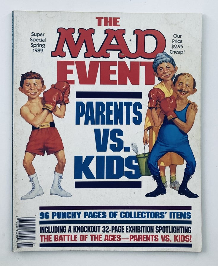 Mad Magazine Spring 1989 No. 66 The Event Parents vs Kids 6.0 FN Fine No Label