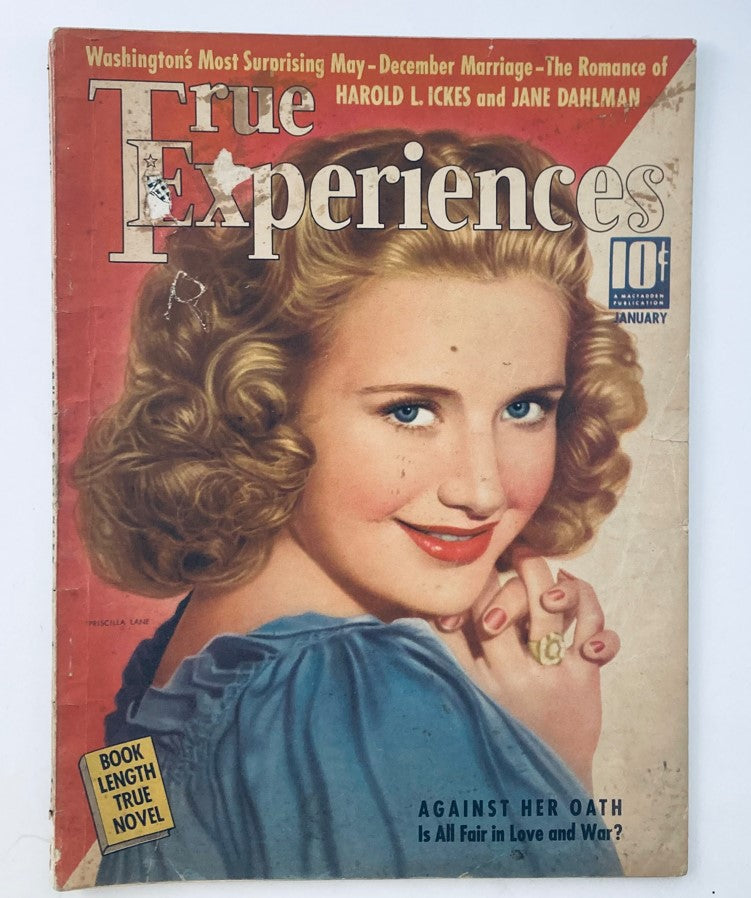 VTG True Experiences Magazine January 1940 Vol 28 #2 Against Her Oath No Label