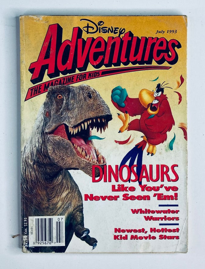 Disney Adventures Magazine July 1993 Big Adventures of Dinosaurs No Label