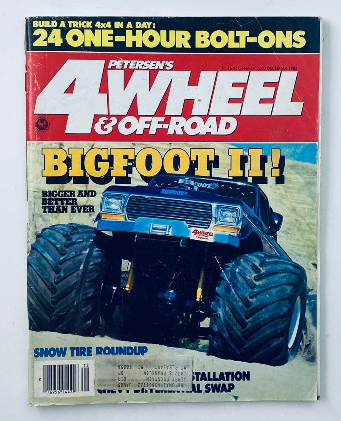 VTG Petersen's 4 Wheel & Off-Road Magazine December 1982 BIG FOOT II