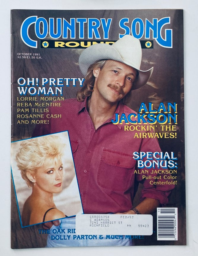 Country Song Roundup Magazine October 1991 Alan Jackson and Lorrie Morgan