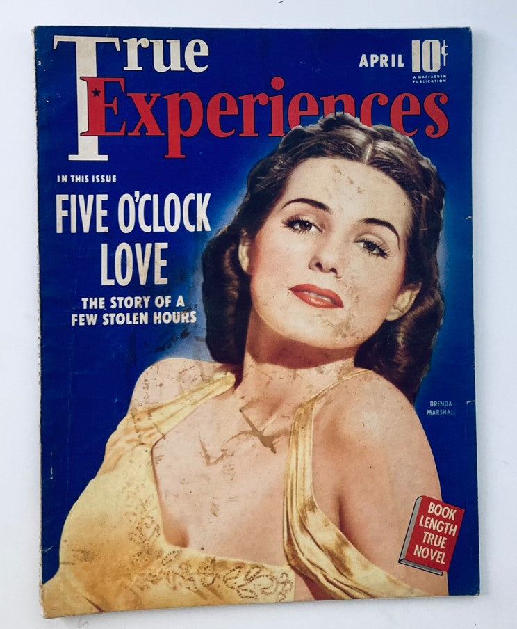 VTG True Experiences Magazine April 1940 Vol 28 No. 5 Five O'Clock Love No Label