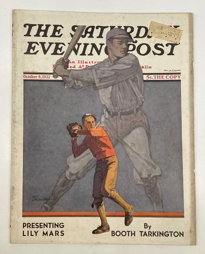 VTG The Saturday Evening Post Magazine October 8 1932 Presenting Lily Mars