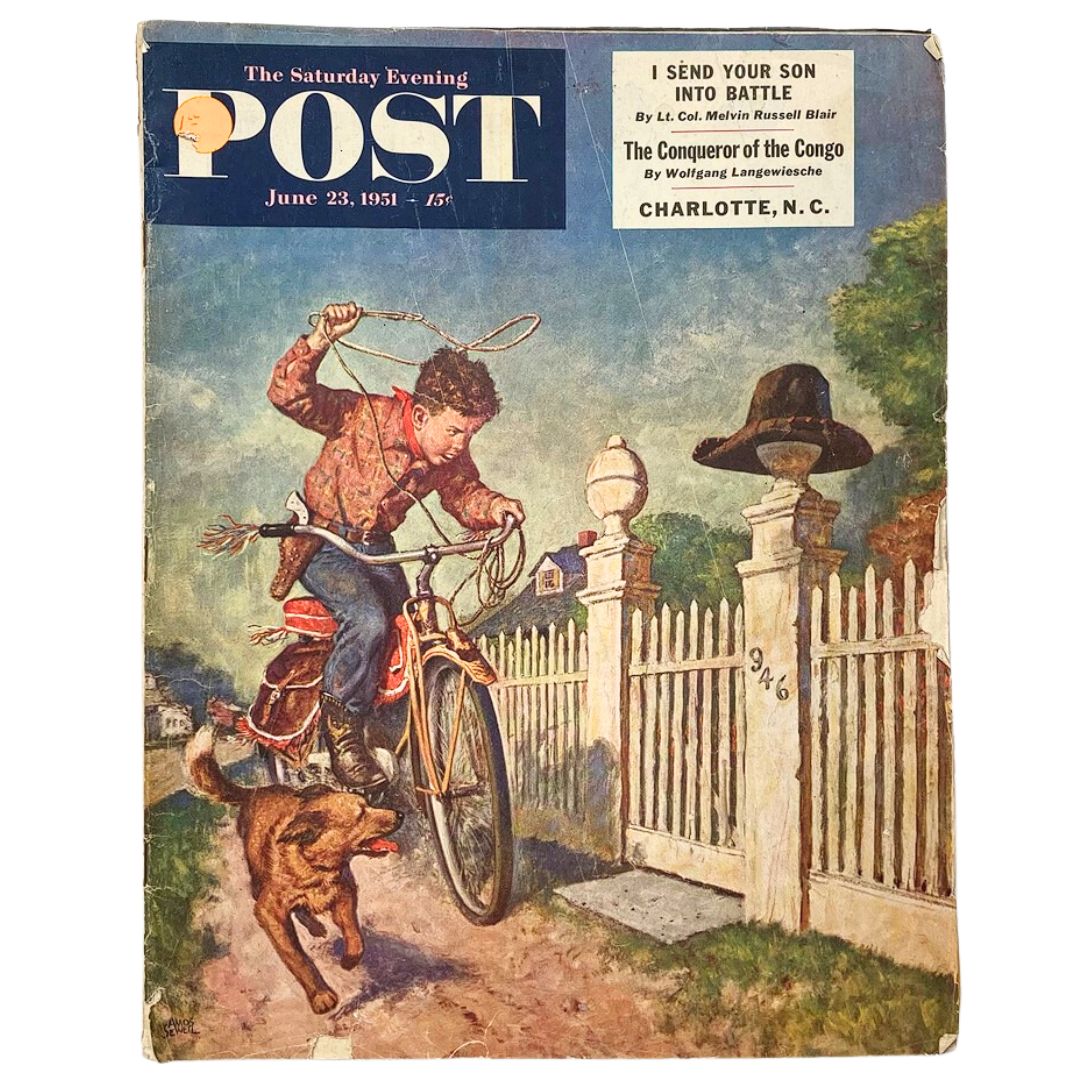 The Saturday Evening Post June 23 1951 The Conqueror of the Congo No Label