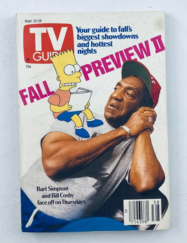 TV Guide Magazine September 22 1990 Bill Cosby MN State Ed. No Label