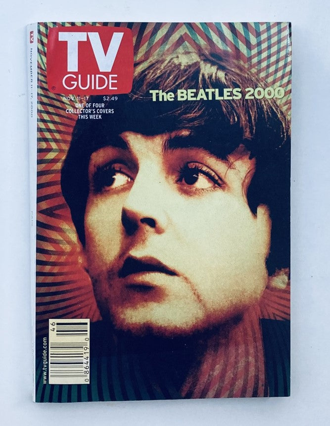 TV Guide Magazine November 11 2000 Paul McCartney San Francisco Metro Ed.