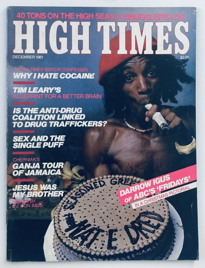 VTG High Times Magazine December 1981 #76 Darrow Igus of ABC's Fridays No Label