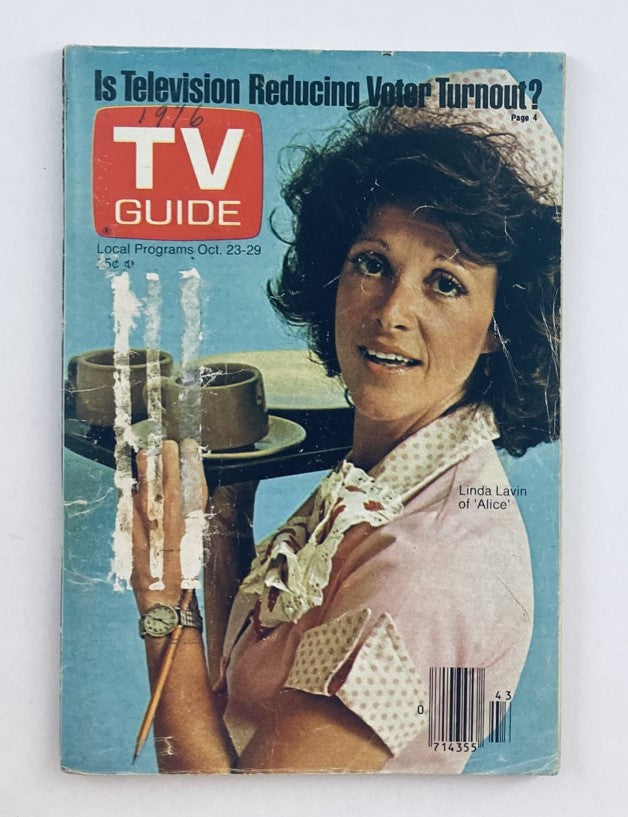 TV Guide Magazine October 23 1976 #1230 Linda Lavin WA-Baltimore Ed.