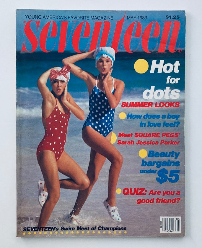 VTG Seventeen Magazine May 1983 Swim Meet of Champions No Label