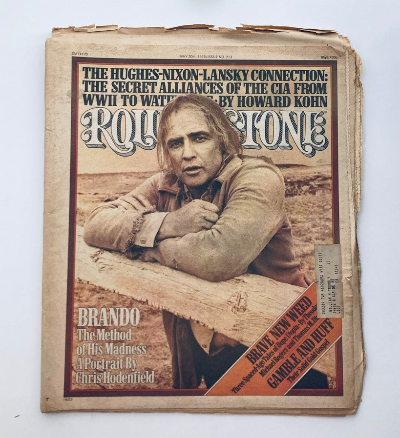 VTG Rolling Stone Magazine May 20 1976 No. 213 Brando The Method of his Madness