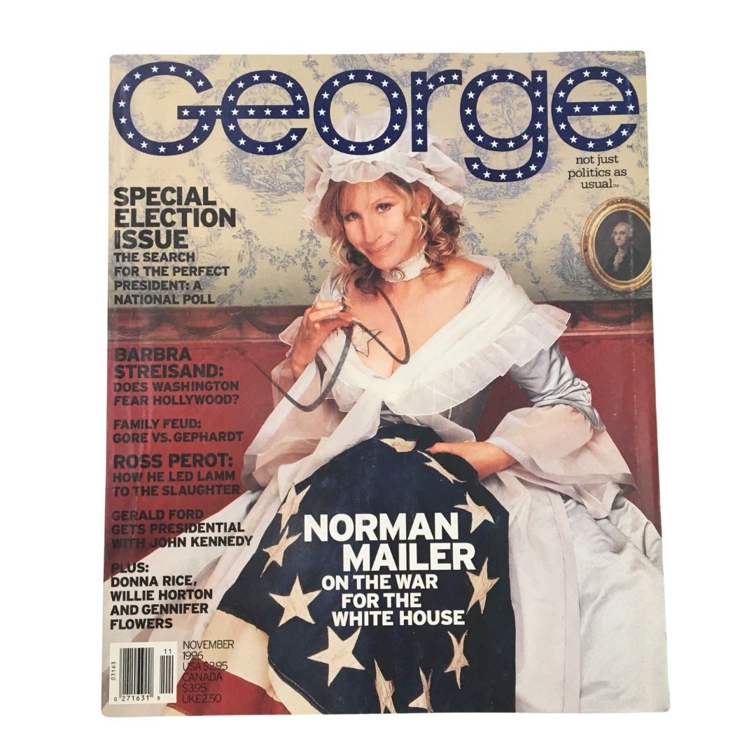 George Magazine November 1996 Barbra Streisand, Donna Rice & Ross Perot No Label