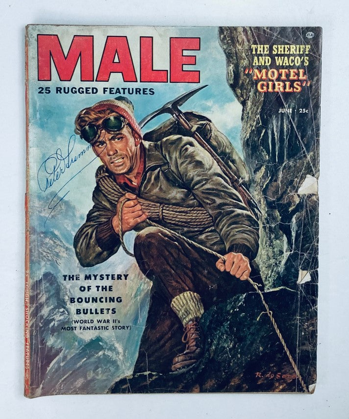 VTG Male Magazine June 1953 Vol 3 No. 6 Mystery of the Bouncing Bullets No Label