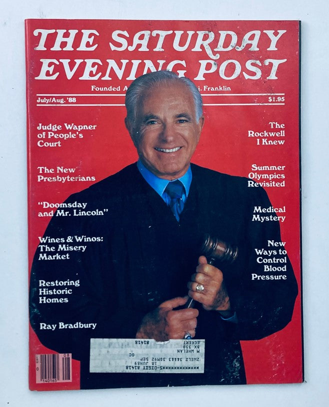 The Saturday Evening Post Magazine July 1988 Vol 260 No. 5 Judge Joseph Wapner