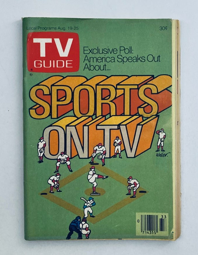 TV Guide Magazine August 19 1978 #1325 Sports on TV LA Metro Ed. No Label