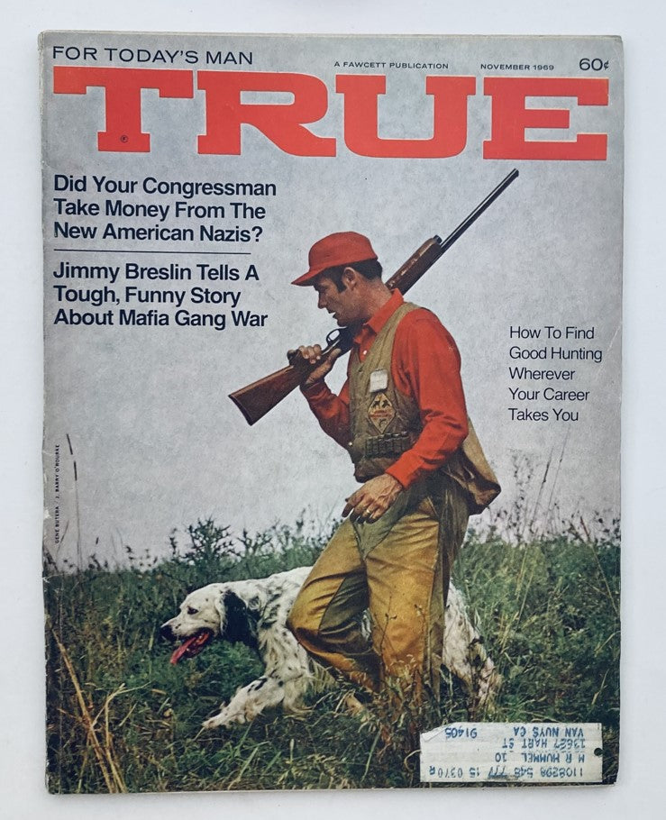 VTG True Magazine November 1969 Vol 50 No. 390 Jimmy Breslin Mafia War Story