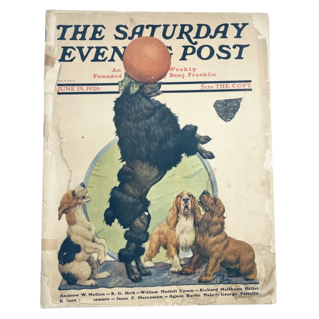 The Saturday Evening Post Magazine June 19 1926 Andrew W. Mellon No Label