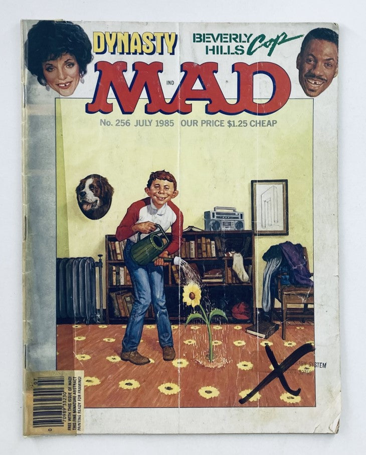 Mad Magazine July 1985 No. 256 Dynasty & Beverly Hills Cop 2.0 Good No Label