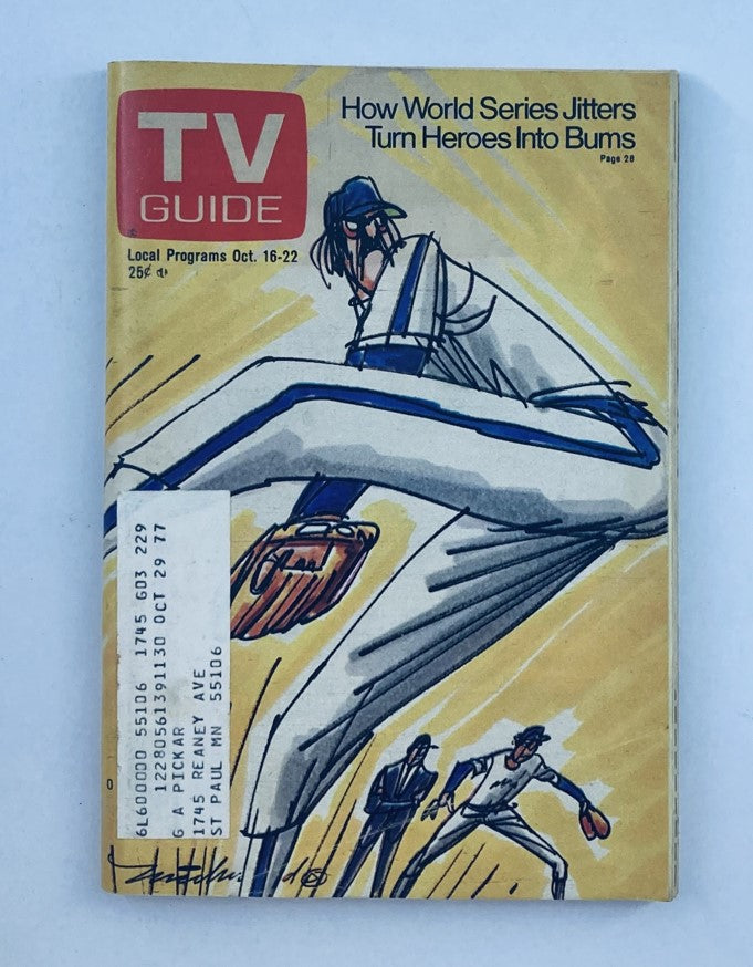 TV Guide Magazine October 16 1976 #1229 Baseball Series Minneapolis-St. Paul Ed.