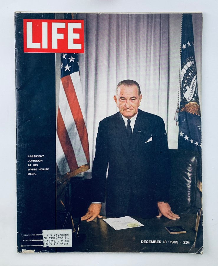 VTG Life Magazine December 13 1963 Vol 55 No. 24 President Lyndon B. Johnson