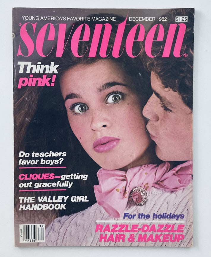 VTG Seventeen Magazine December 1982 The Valley Girl Handbook THINK PINK