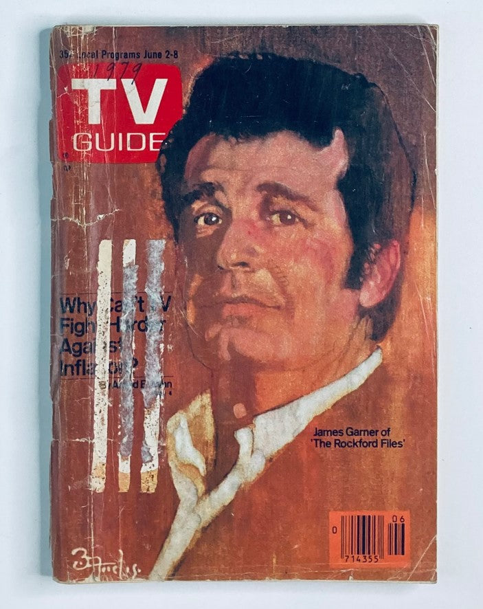 TV Guide Magazine June 2 1979 showcasing James Garner on the cover, featuring vintage aesthetic and historical details about American television.