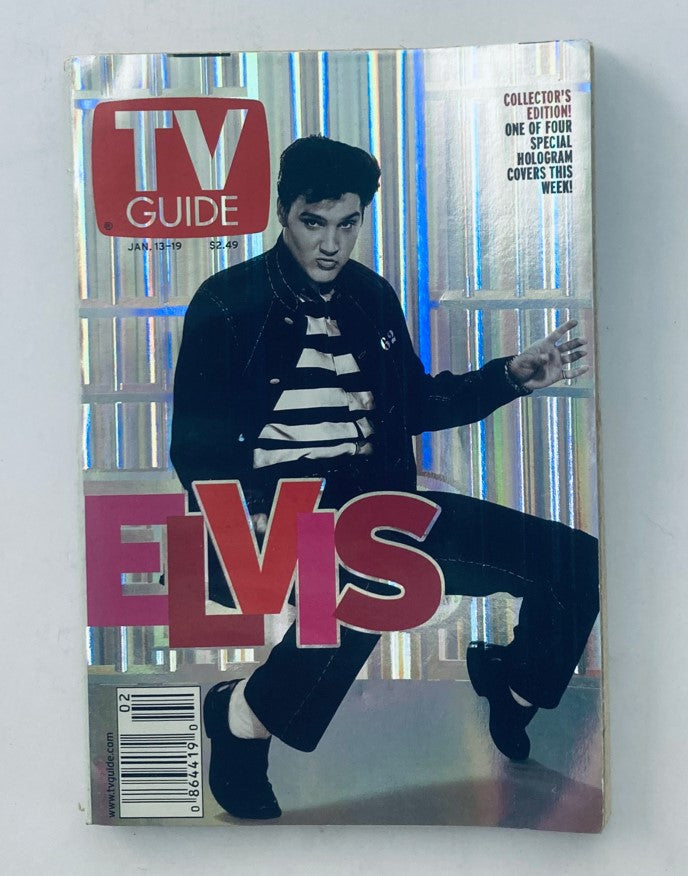 TV Guide Magazine January 13 2001 Elvis Presley Time Warner-Tampa Bay Ed.