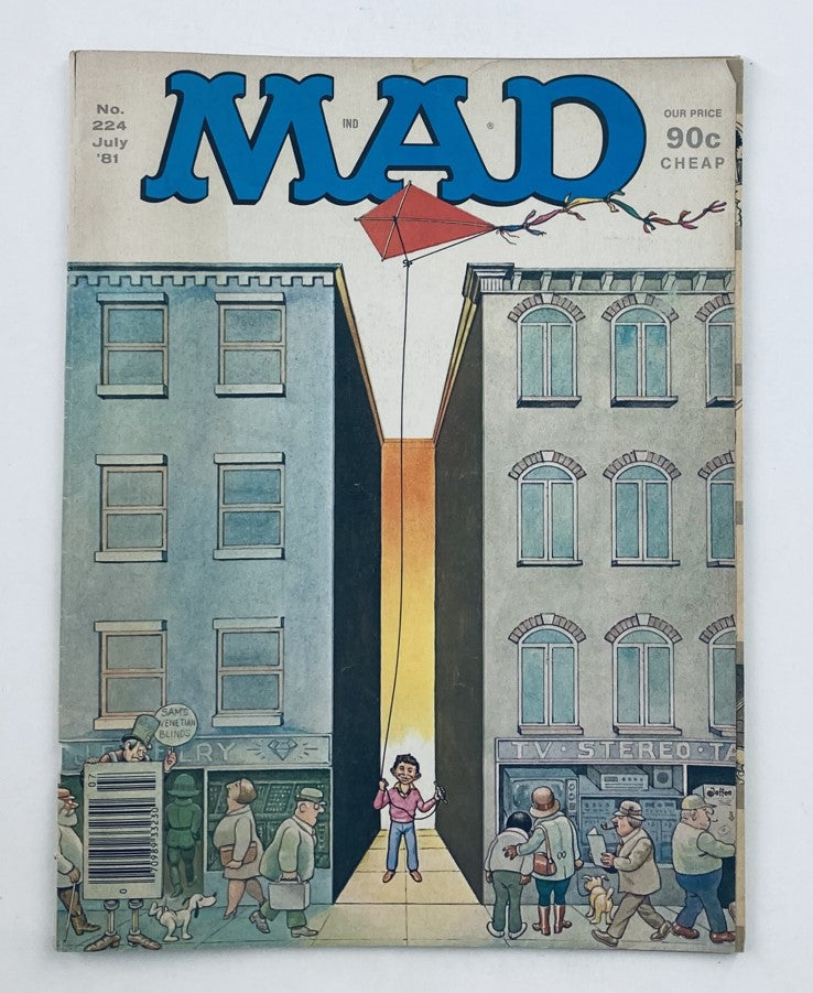 Mad Magazine July 1981 No. 224 Don Martin Looks at Popeye 6.0 FN Fine No Label