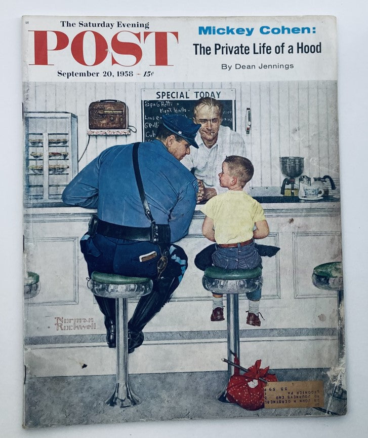 RES* The Saturday Evening Post Magazine September 20 1958