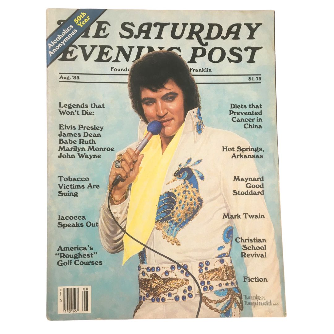 The Saturday Evening Post August 1985 Elvis Presley A Legend No Label