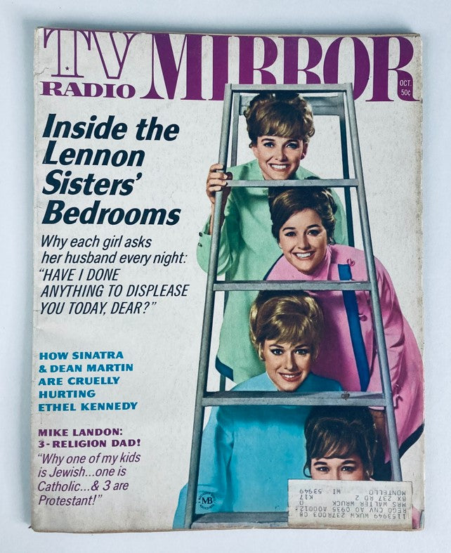 VTG TV Radio Mirror Magazine October 1970 Vol 70 No. 11 The Lennon Sisters