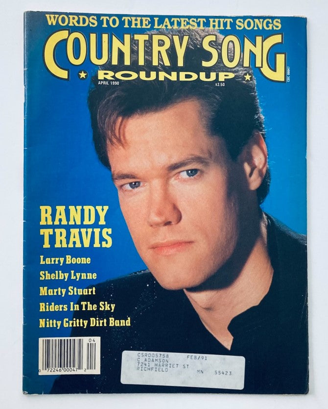 VTG Country Song Roundup Magazine April 1990 The Nitty Gritty Dirt Band