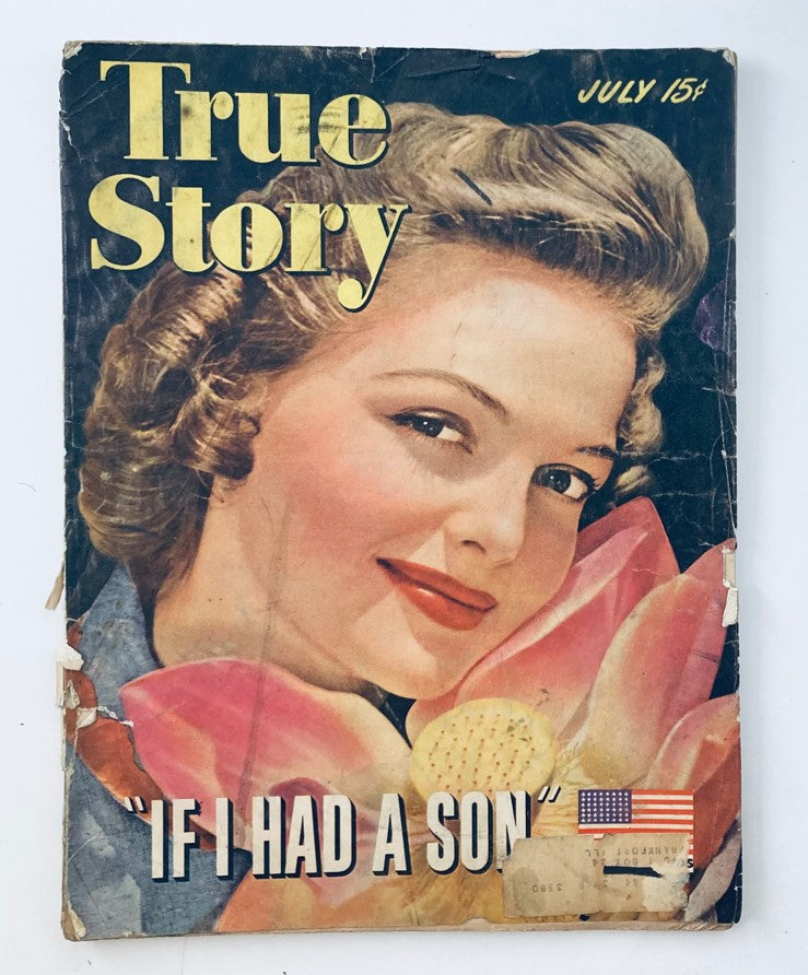 VTG True Story Magazine July 1943 Vol 48 No. 6 If I Had A Son Novelettes