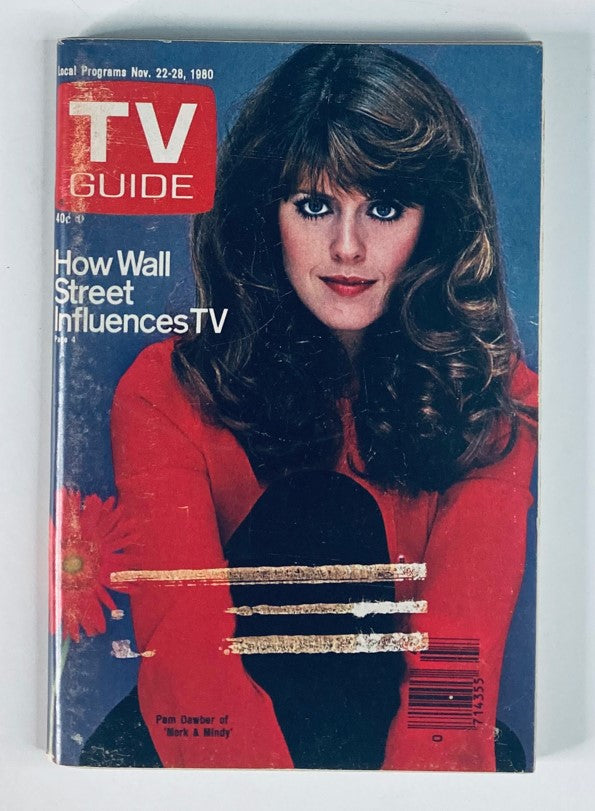 TV Guide Magazine November 22 1980 #1443 Pam Dawber Phoenix Ed.