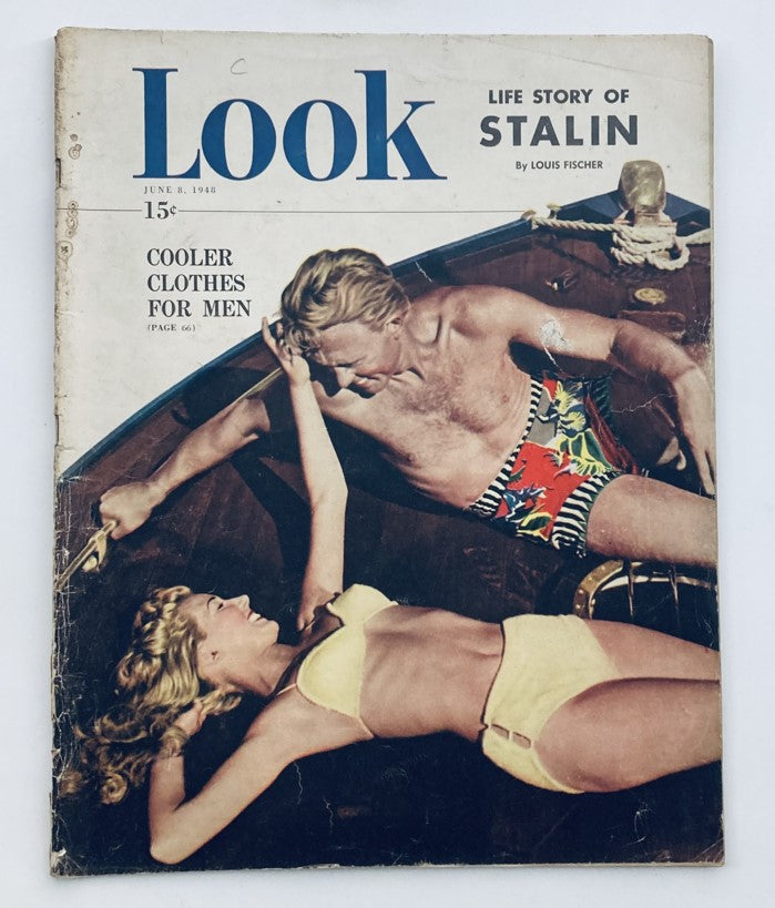 VTG Look Magazine June 8 1948 Vol 12 No. 12 Life Story of Stalin No Label