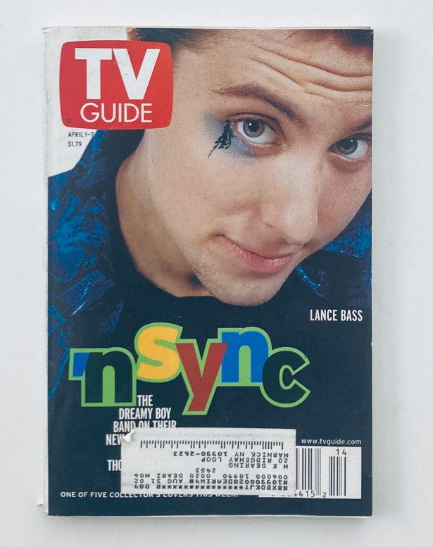 TV Guide Magazine April 1 2000 Lance Bass of 'N Sync NY Metro Ed.