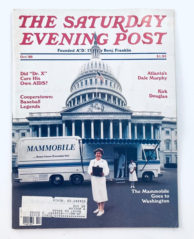 Saturday Evening Magazine Post October 1986 The Mammobile Goes to Washington