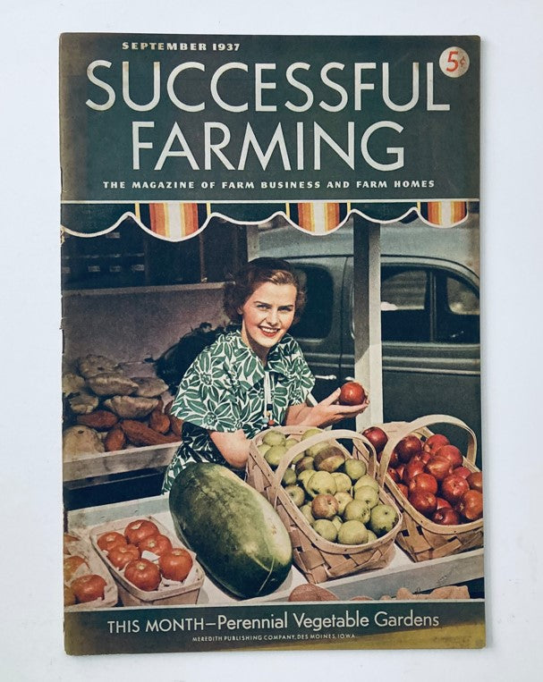 VTG Successful Farming Magazine September 1937 Perennial Vegetable Gardens