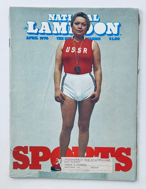 VTG National Lampoon Magazine April 1976 Sports Comeback of the Year