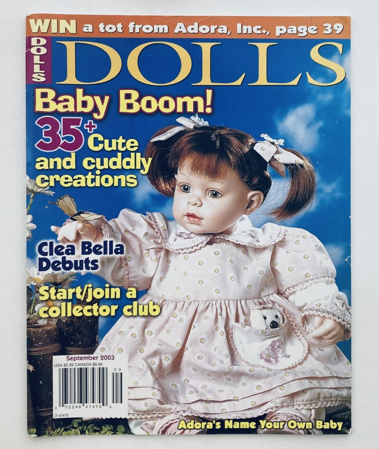 Dolls Magazine September 2003 Vol 22 No. 7 Clea Bella Debuts No Label