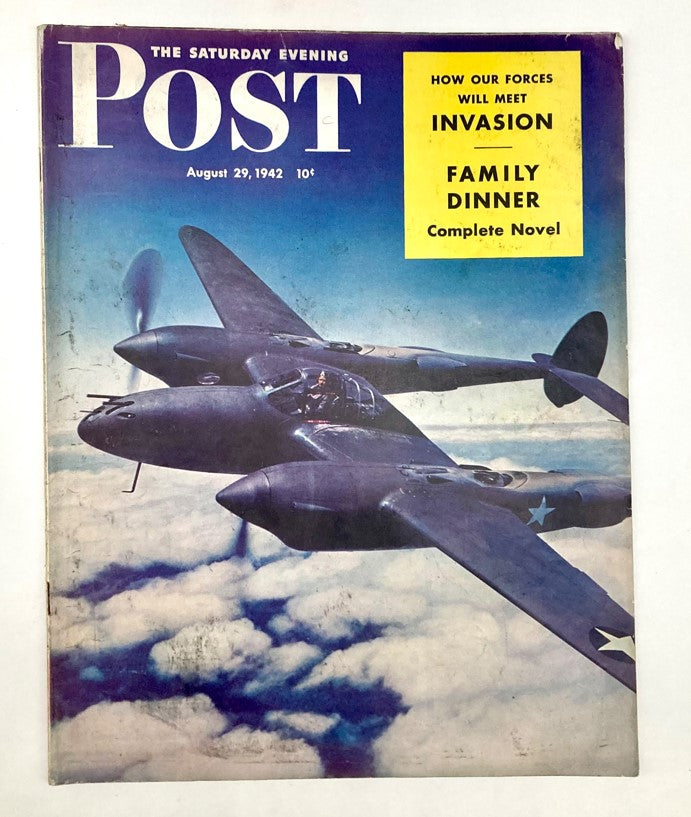 Saturday Evening Post Magazine August 29 1942 Illustrated Cover Ivan Dmitri