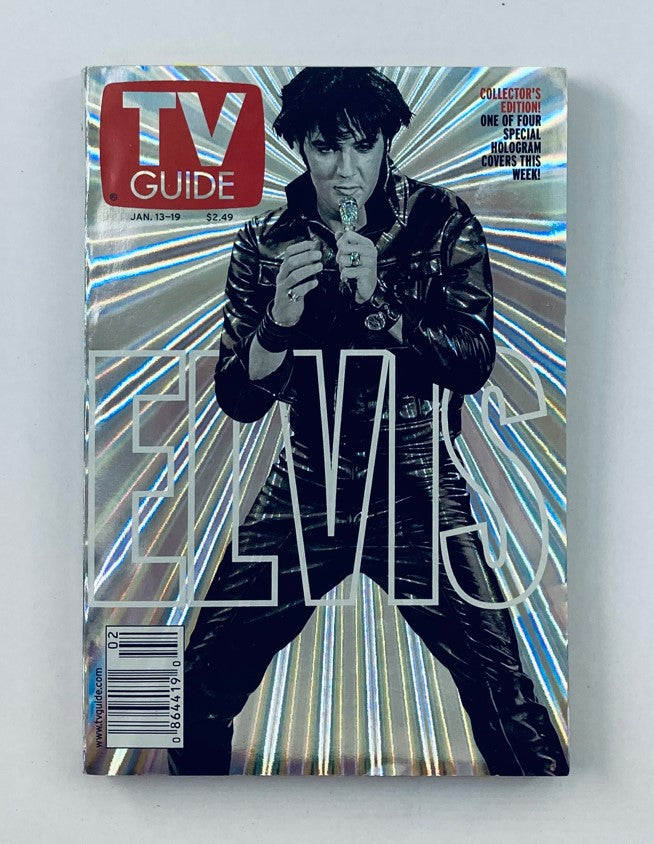 TV Guide Magazine January 13 2001 Elvis Presley Detroit Ed. No Label